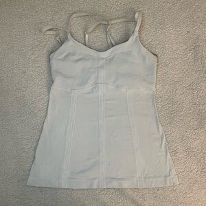 Lululemon White Tank Top Size 4